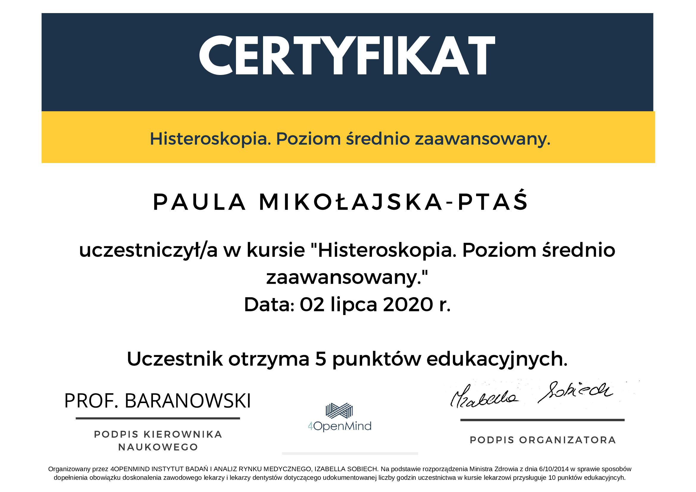 Certyfikat 11